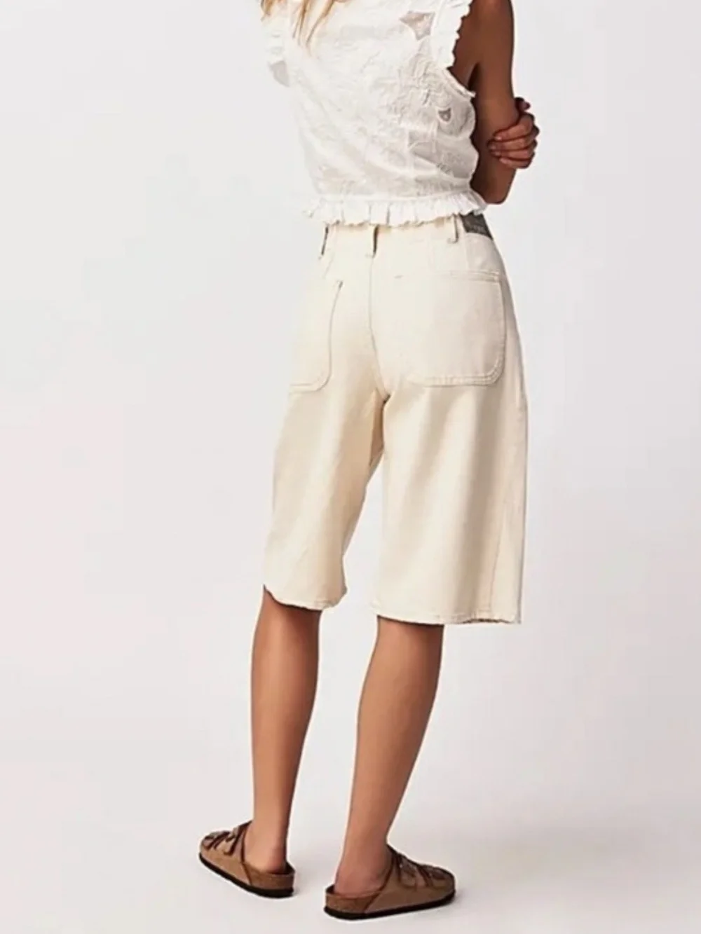 We The Free Extreme Measures Barrel Shorts 33 Sandstone Boho FP